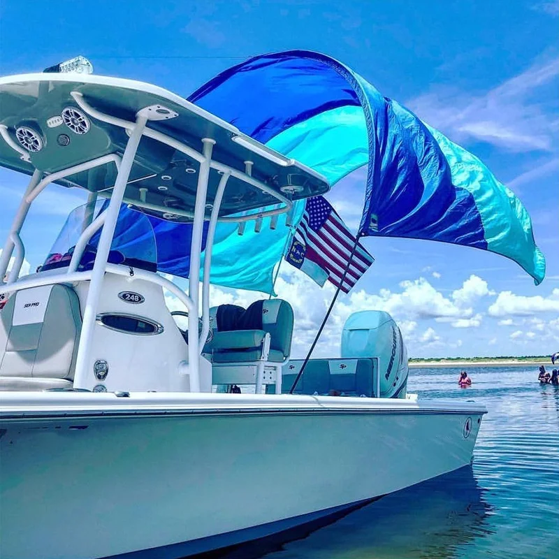 Outdoor Summer Foldable Portable Aluminum Beach Tent UV50+, Large beach canopy for 4-6people