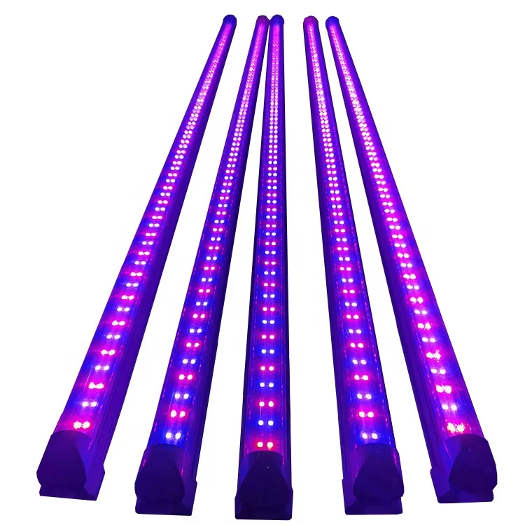2ft 3ft 4ft 60cm 90cm 120cm 85-265Vac t8 t5 led tube grow light for Hydroponics