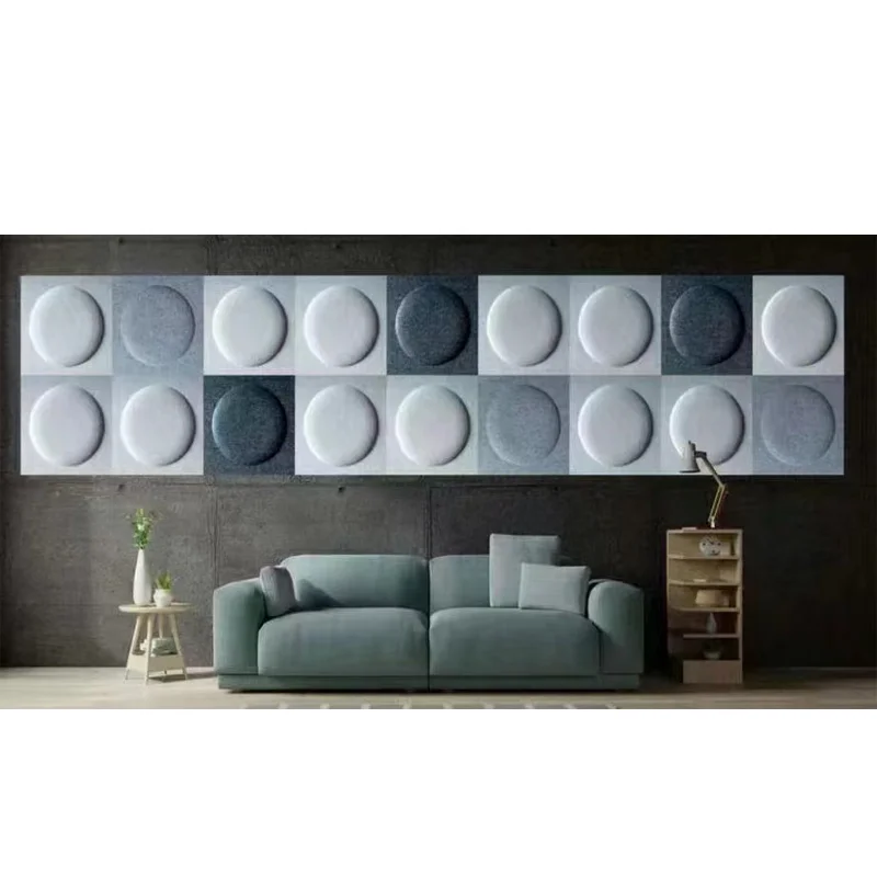 100% Polyester Felt Noise Reduction Environmentally Best Price Acoustic Soundproof Studio Soundproof PET Panels