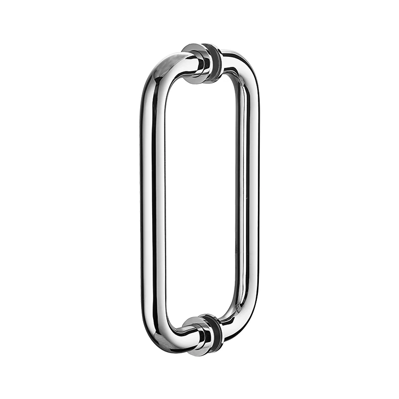 Europe and America styles 304 stainless steel bathroom glass door handle shower glass handle 19mm round pipe handle