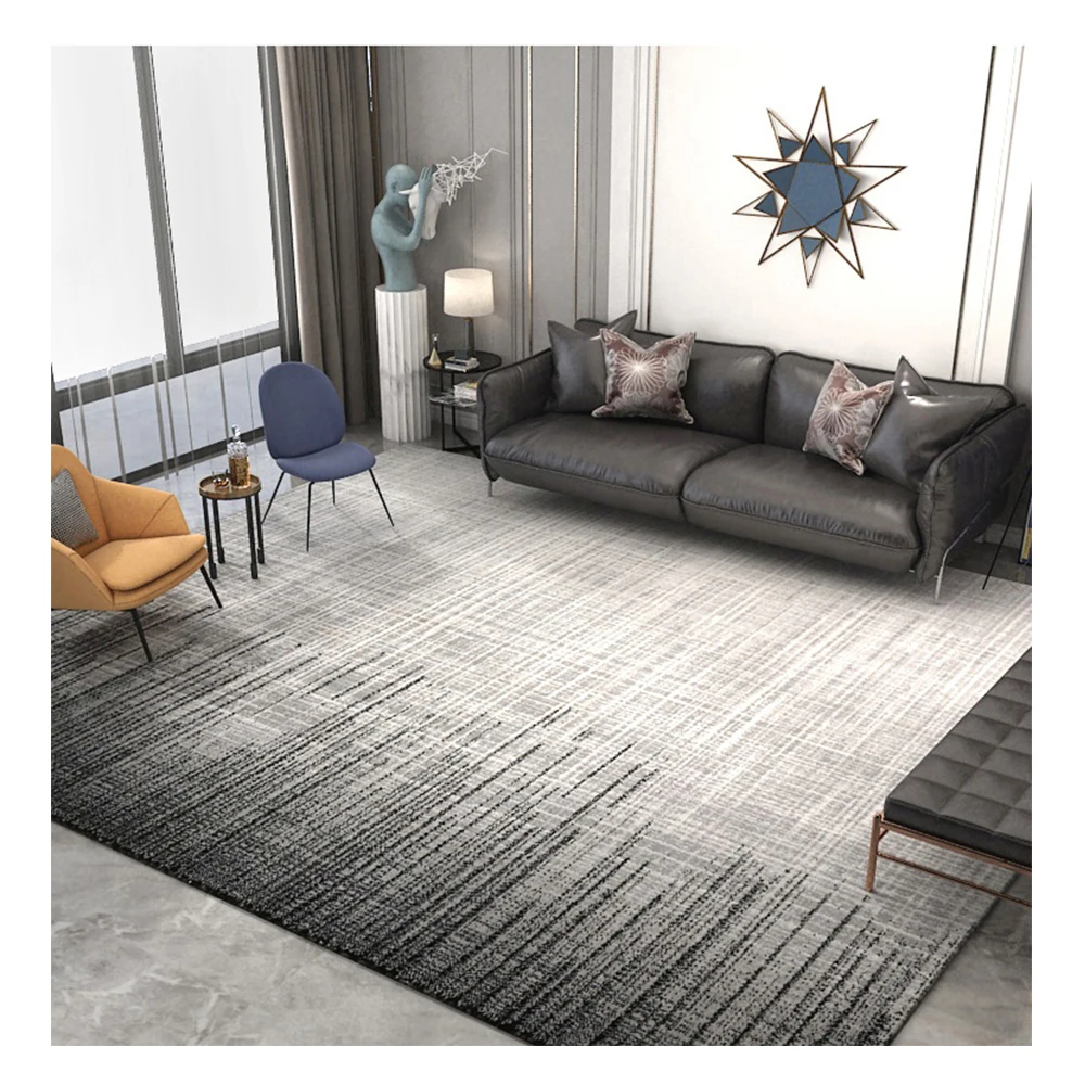 200*290cm Anti dirty ombre machine made area rug house grey carpet