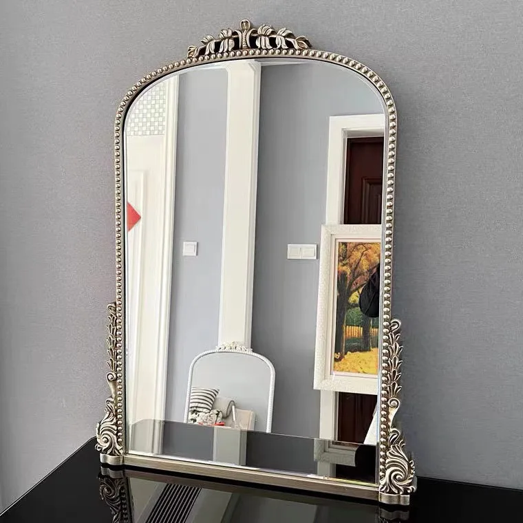 Factory price luxury gold mirror modern mirror wall decor luxury mirror for entrance decor wall