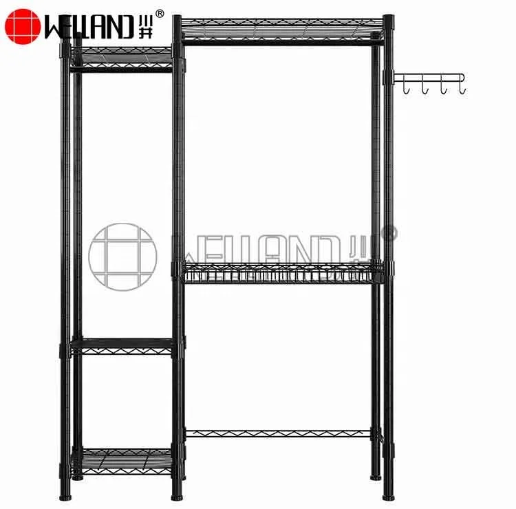 New Large-capacity Multi-layer Metal Bathroom Laundry Washing Machine Steel Rack Wire Shelving Garment Rack