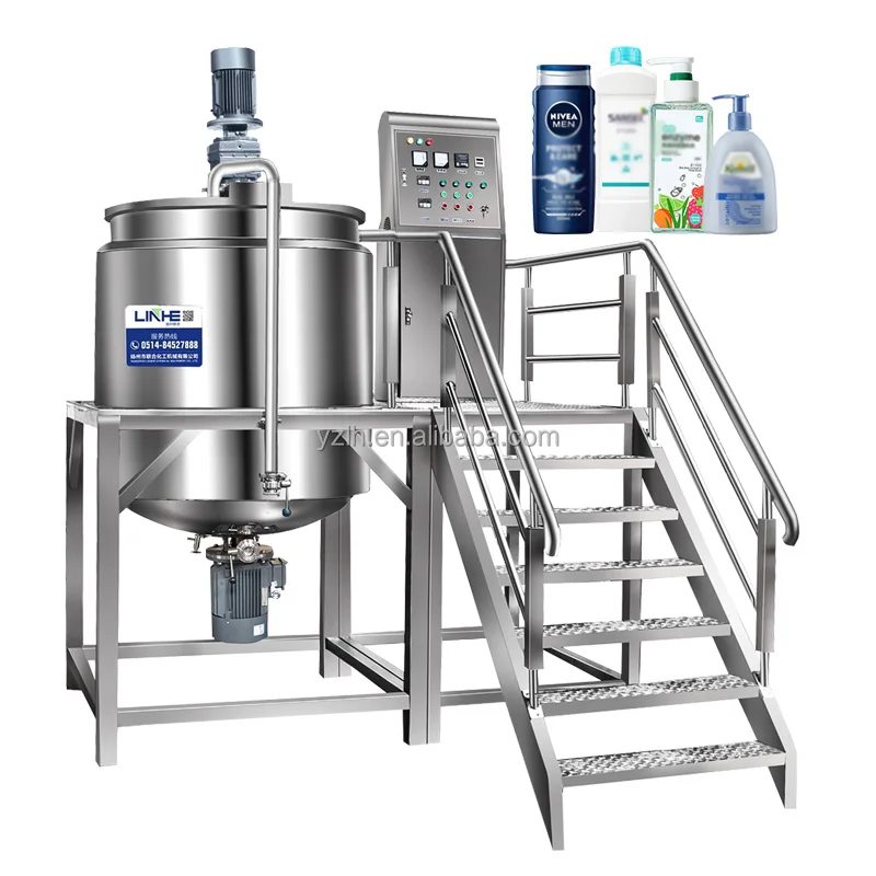 Liquid Detergent Homogenizer Mixer Liquid Soap Buffer storage liquid blending equipment heating and homogenizing machine