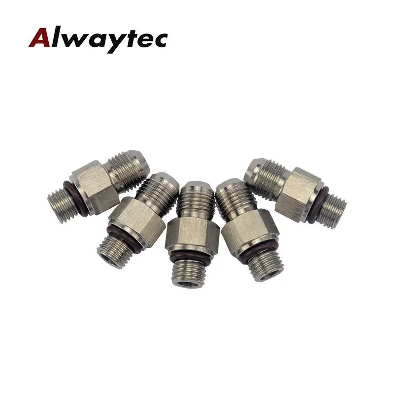 AN6  Stainless Steel Banjo Eye Brake PTFE Hose Fitting/Hose Ends Adapter For Car Auto Motorcycle 180 Degree/90 Degree/45Degree