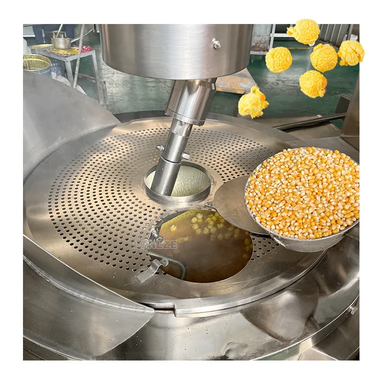 Factory Supply American Caramel Mushroom Popcorn Machine Industrial Gas Popcorn Making Machine