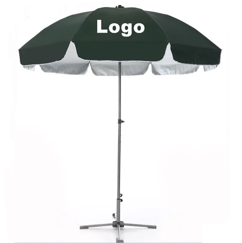 Promotional Cheap Portable Advertising Beach Umbrella With Custom Logo Printing Coca Cola Brand