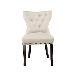 Hot Sale Modern Luxury Home Furniture Dinning Room Chairs with Curved Wing Back Big Size Comedor Dining Chair