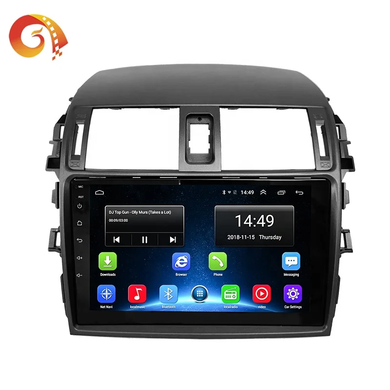 Android 8.1 car  multimedia navigation car entertainment  system double din made in china car dvd player