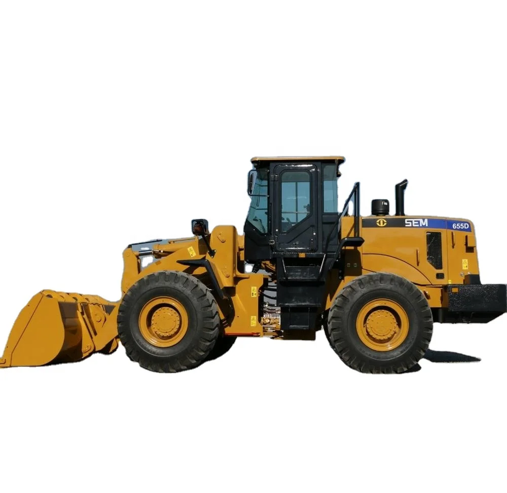 Chinese Front Wheel Loader 5 ton SEM 655D Wheel Loader with Reasonable Price ZL50GN/ZL50G/LW500KN/LW500FN/ZKJF936/ 966/950