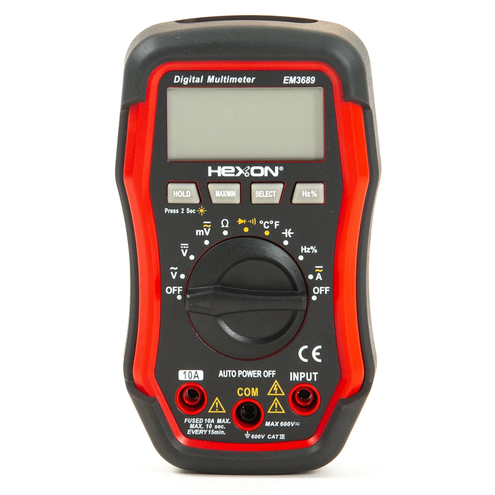 TRMS 2000 Counts Volt Meter Auto-Ranging Ohmmeter Digital Multimeter Tester Measure Resistance Diodes Continuity with NCV