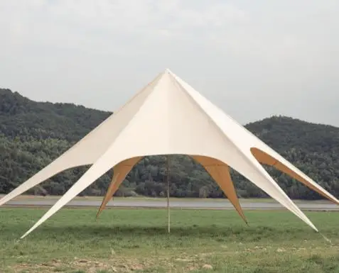 Aluminum frame waterproof spider Star Shade Marquee tent single pole Stretch star tent for Events and Wedding
