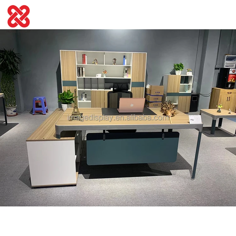 IMAGE Factory High Quality Principal Office Furniture Wholesale Office Table Design Photos Modular Office Desk And Chair Set