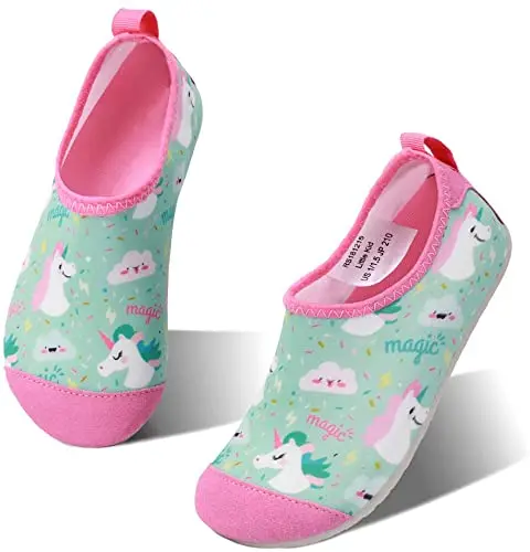 Boys Girls Water Shoes Swim Shoes Quick Drying Barefoot Aqua Socks for Kids Beach Pool