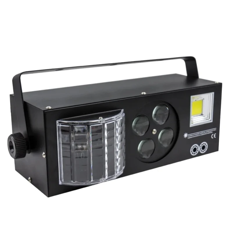 Disco Laser Nightclub Lights 4-in-1 Hybrid Lighting Effects Led Mode Remote Control Voice-controlled Stroboscopic Dj Stage Light