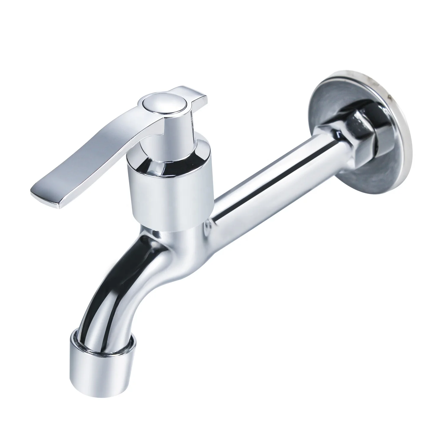 
Durable Watermark Modern Faucet Long-Style Zinc Alloy Body Cold Water Faucet Single Handle Water Faucet 