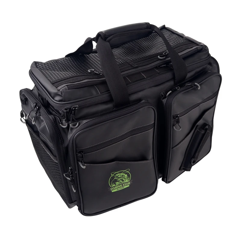 iLure OEM Fishing Tackle Bags Large Saltwater Resistant Fishing Bags Angling Tackle Storage Bags