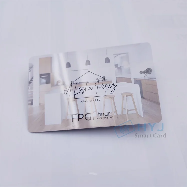 CR80 Silver Card Printing Name Membership Plastic Card PVC VIP Business Card