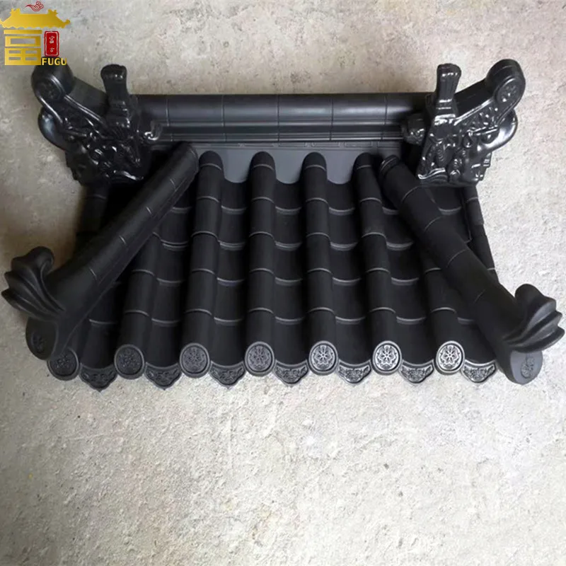 Китайский стиль HDPE смола пластик ПВХ искусственная антикварная черепица разных