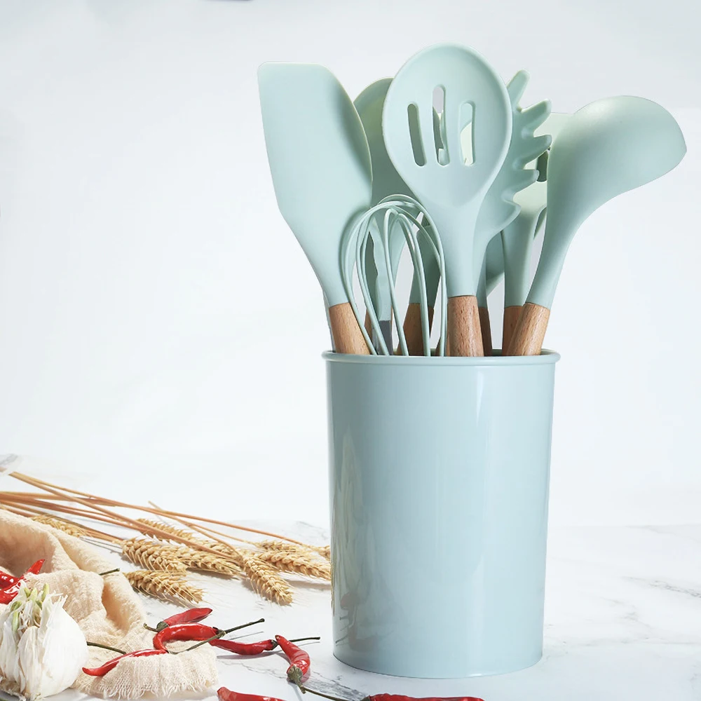 2020 Hot Products Cooking Tools in Kitchen, Silicone Kitchenware Set Kitchen Utensils