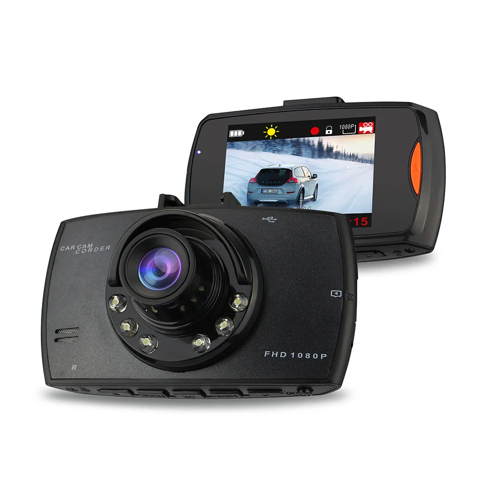 Wholesale night vision dual dash cam full hd 1080p/720p vehicle black box dvr user manual  Auto car camera driver video recorder