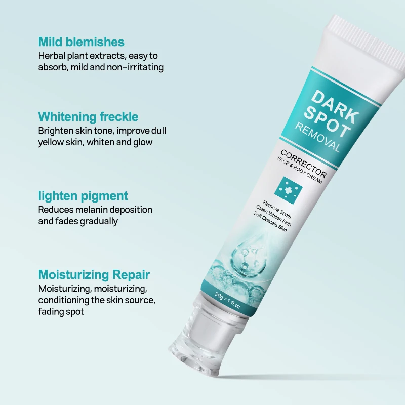 OEM Custom Logo Dark Spot Remover Facial Cream Pimples Acne Mark Dark Spots corrector Whitening Face Cream For Skincare Products