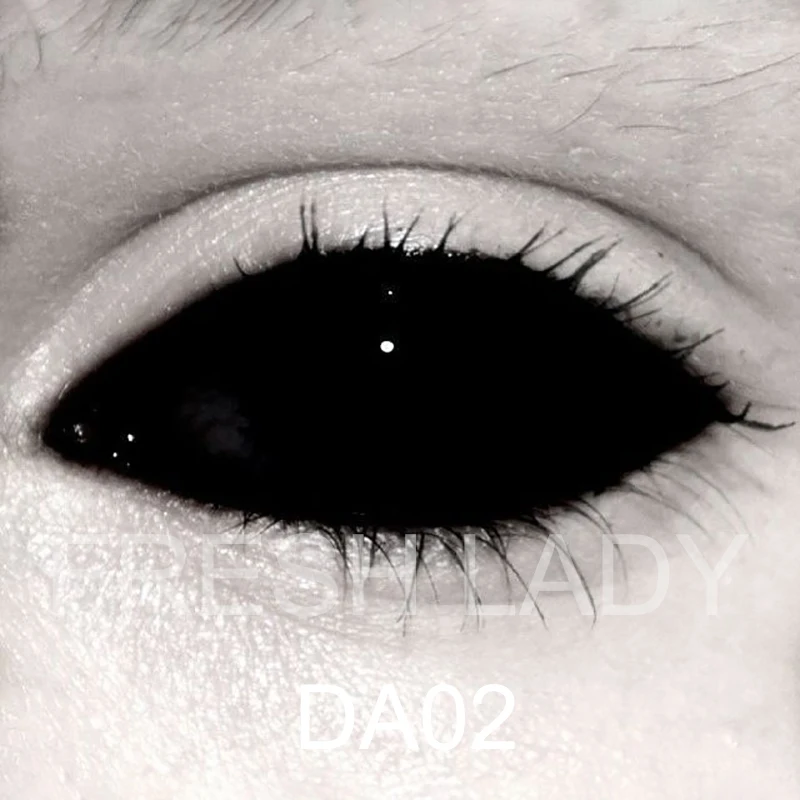 Kangshida Wholesale Halloween 22mm whole eyes black sclera contact lenses