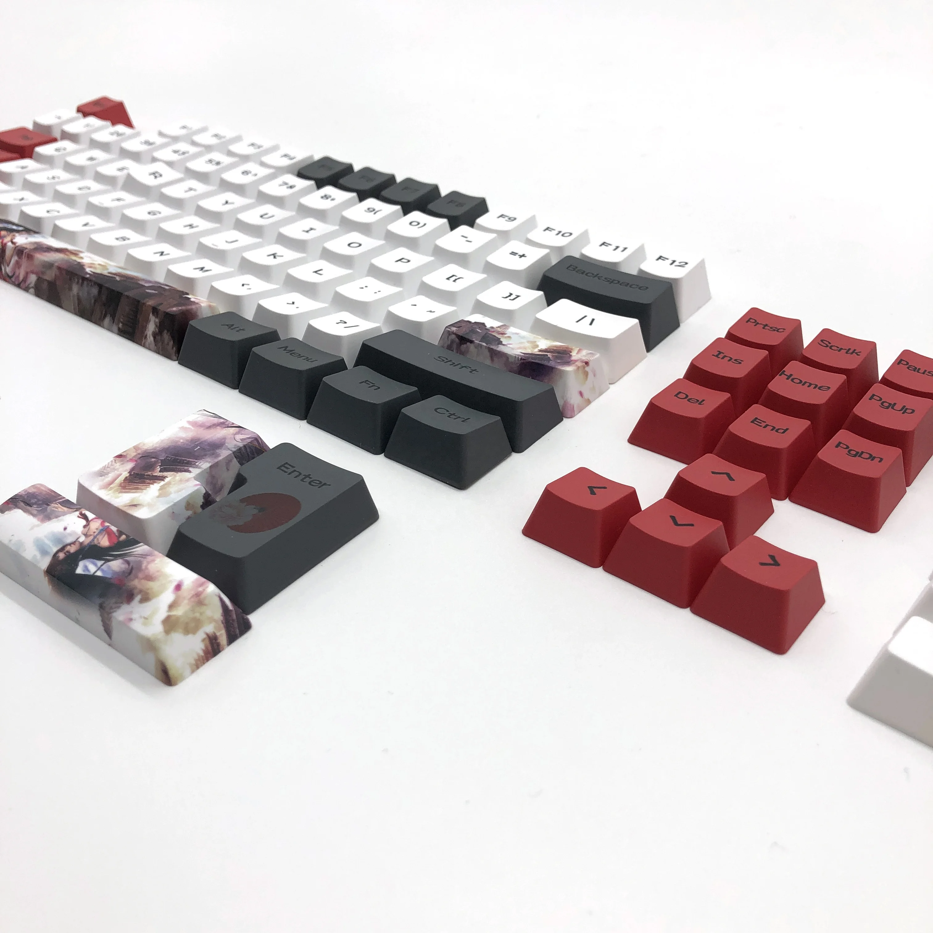 Колпачки для клавиш PBT Aritisan набор механических колпачков XDA OEM ABS Doubleshot