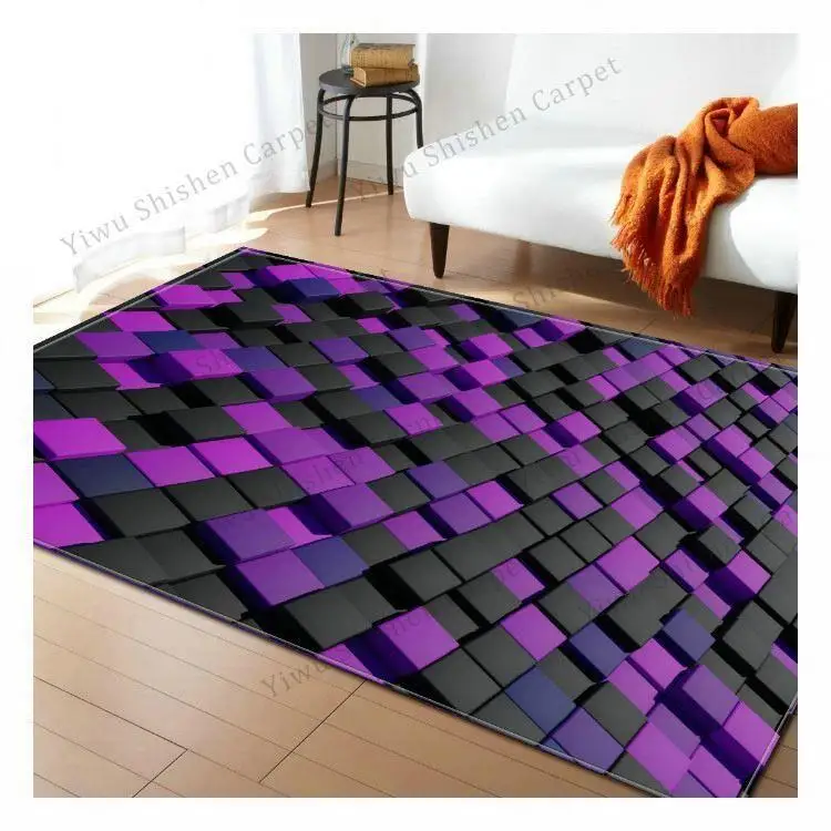 Bedroom Kids Room mat 3d Flannel Floor Carpet Rug