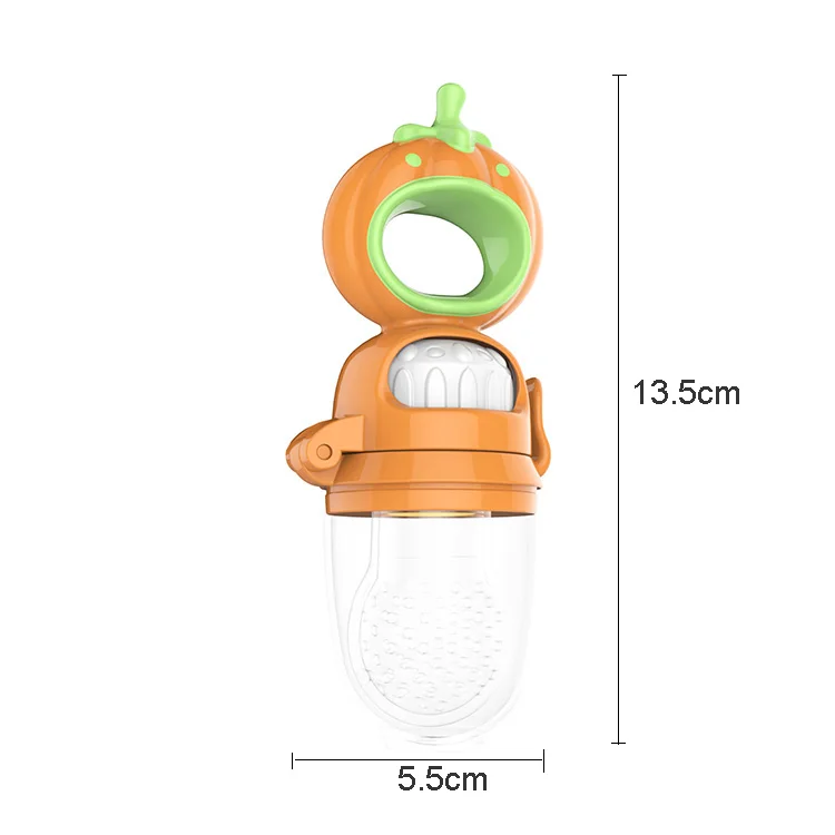Jaybaby BPA Free  Newborn Silicone Baby Grey Fruit Feeder Pacifier Wholesale