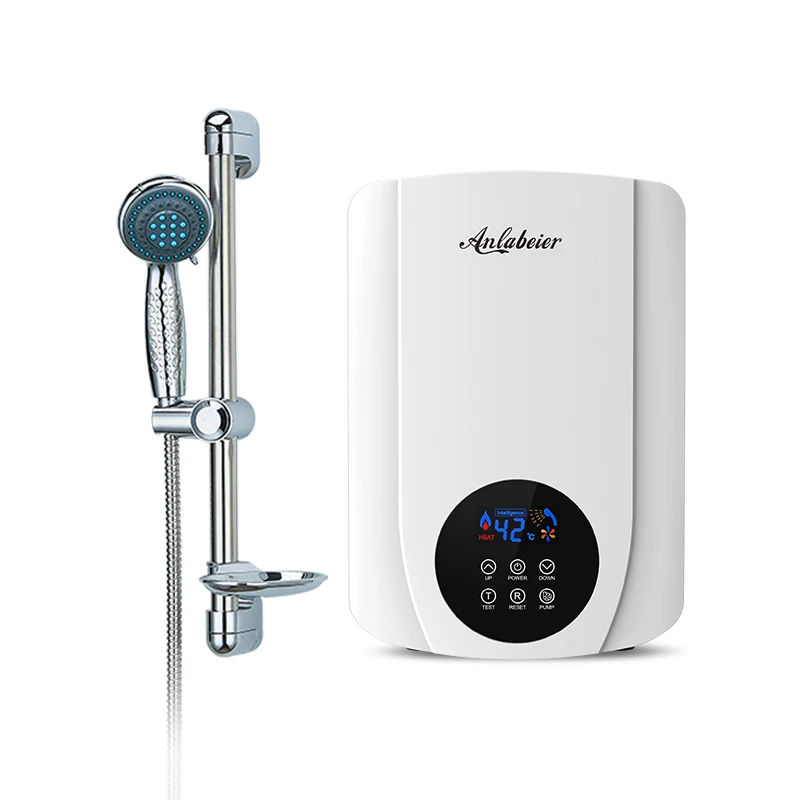 super slim alibaba for home electric factory china tankless water heater with built in pump