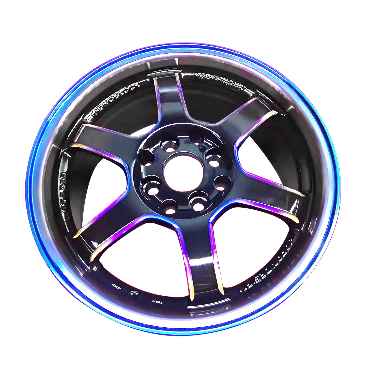 558 Factory 15 16 17Inch Chameleon Car Alloy Aluminum Wheel Rim For TE37