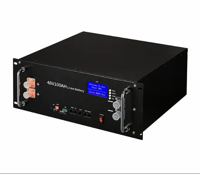 Solar system Energy storage Lithium Battery 48V100AH Cabinet Rack  battery lithium iron phosphate