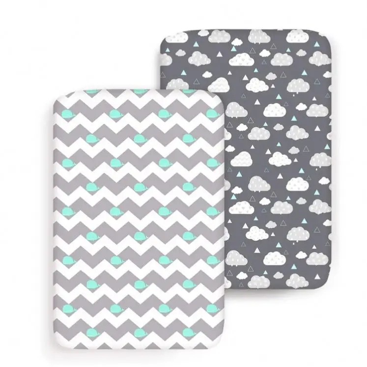 Amazon Customized Stretchy Fitted Pack n Play Playard Sheet Portable Crib Sheets Convertible Playard Mattress Cover