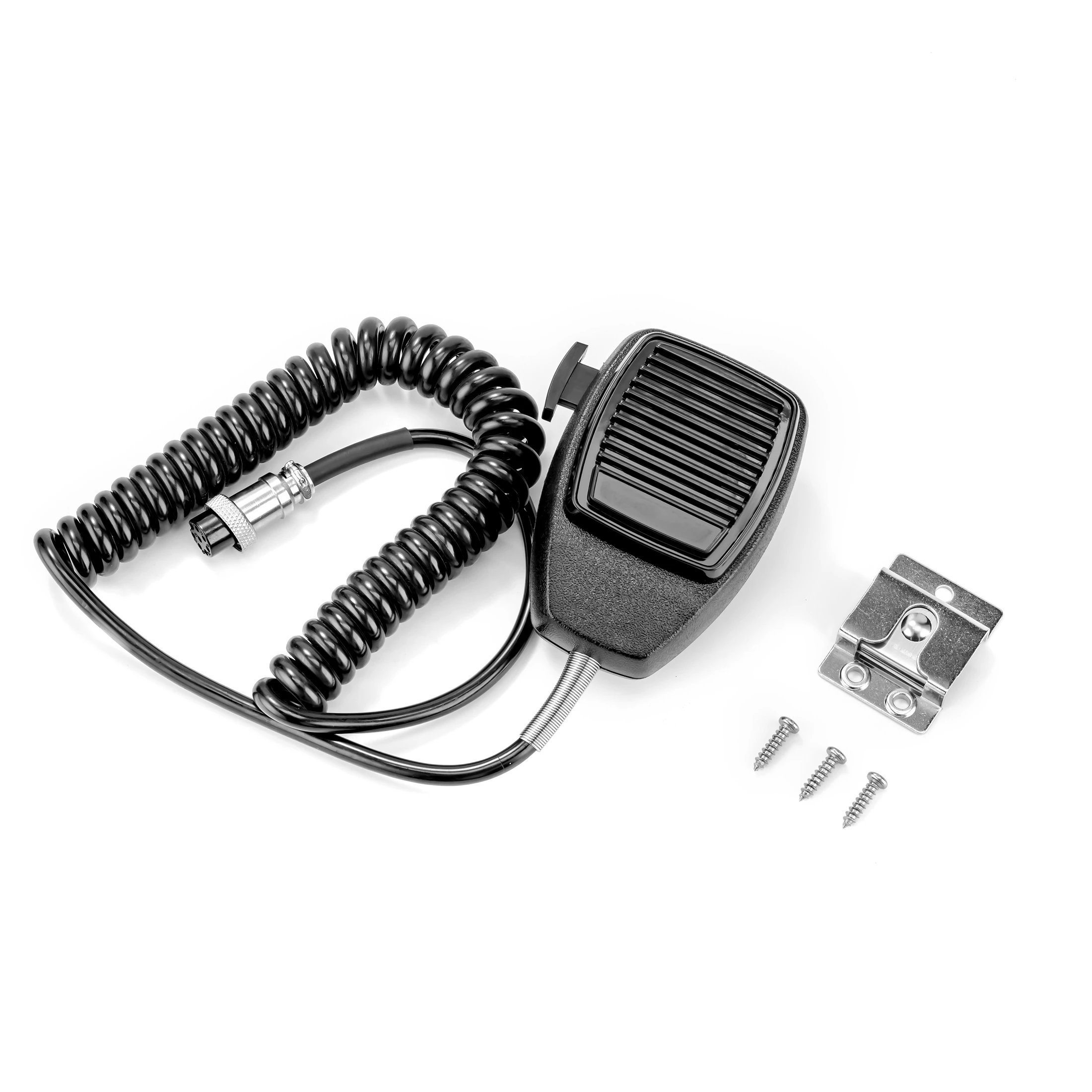 DM-402 Car CB Radio Two Way Radios Ham Mic Microphone 4 Pin Connector Mobile Radio Speaker