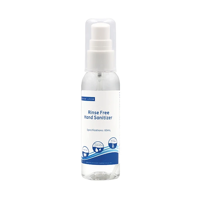 Hand sanitizer Gel with 75% Alcohol killing 99.99% germs disinfectant Gel 60ml supplied by Rainhome factory Aloe & Vitamin E
