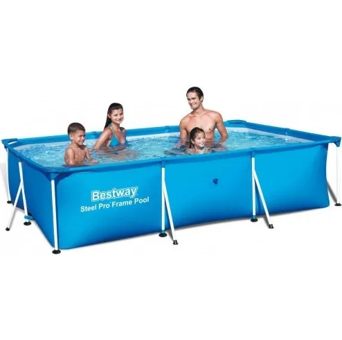 Bestway 56404 3 0 м x 2 01 66 см прямоугольная рама бассейн для всей семьи съемный