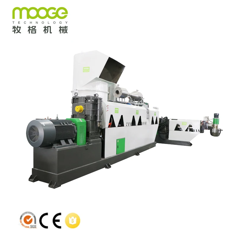 High quality water-ring waste plastic granules making machine
