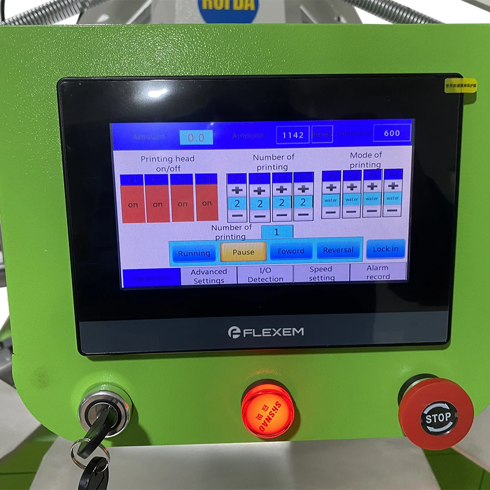 4 color 12 station Hybrid Digital Automatic T-shirt Silk Screen Printer With 4pcs Auto IR Flash dryer with Sensor