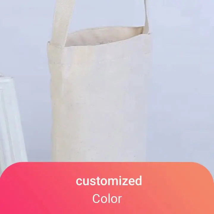 Large Reusable Organic Eco Friendly Cotton Canvas Shopping Reusable Tote Wine Bags For Wine Bottles 2022 With Own Logo Wholesale