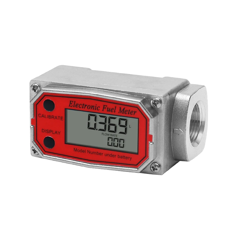 Cavitt 3/4 Inch Turbine Flow Meter Anti-Interference Diesel Gasoline Methanol Kerosene Water Electronic Digital Flow Meter