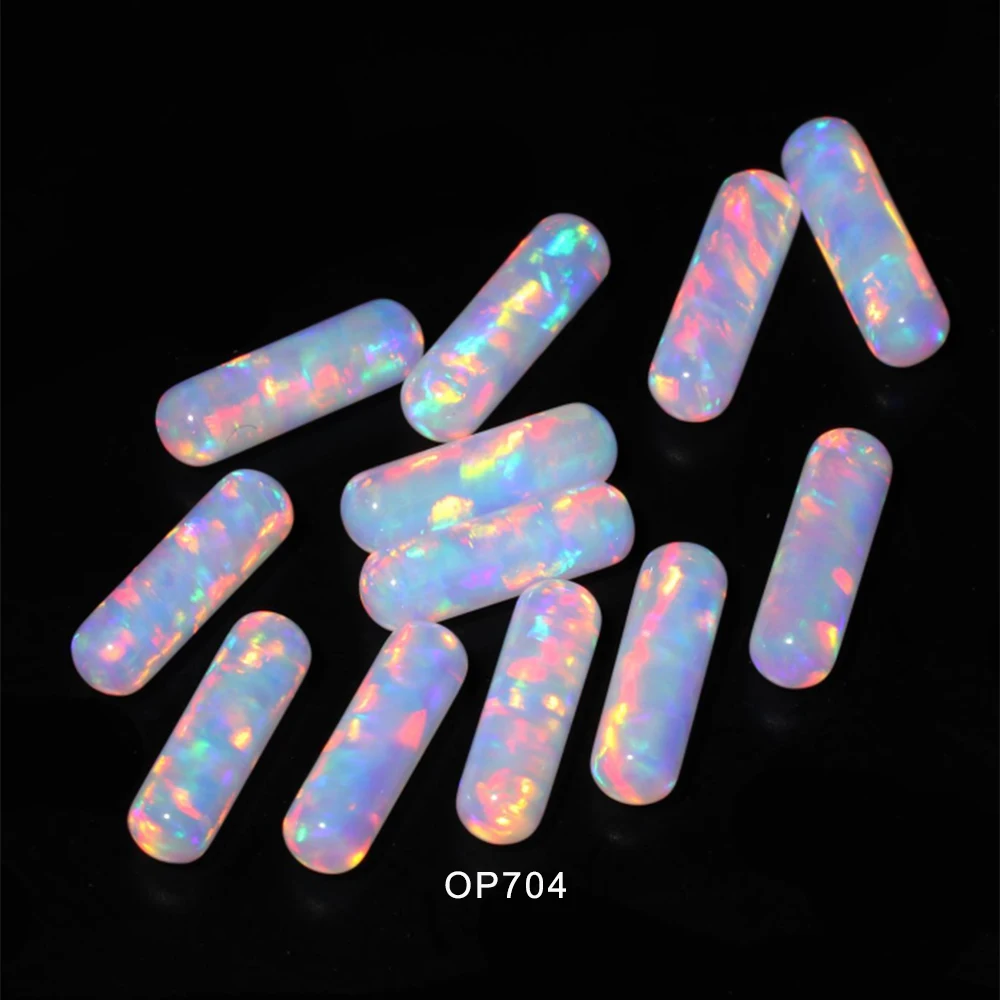 Orange Created Opal Columns Heat Resistant Resin Free Semi-Transparent Cylinders Galaxy Opal Compatible with COE33 Glass