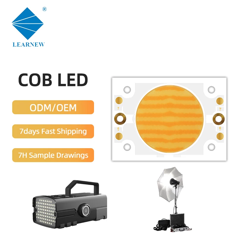 Hot selling new bi color chip for photography light high power 200W 4055 led cob chip