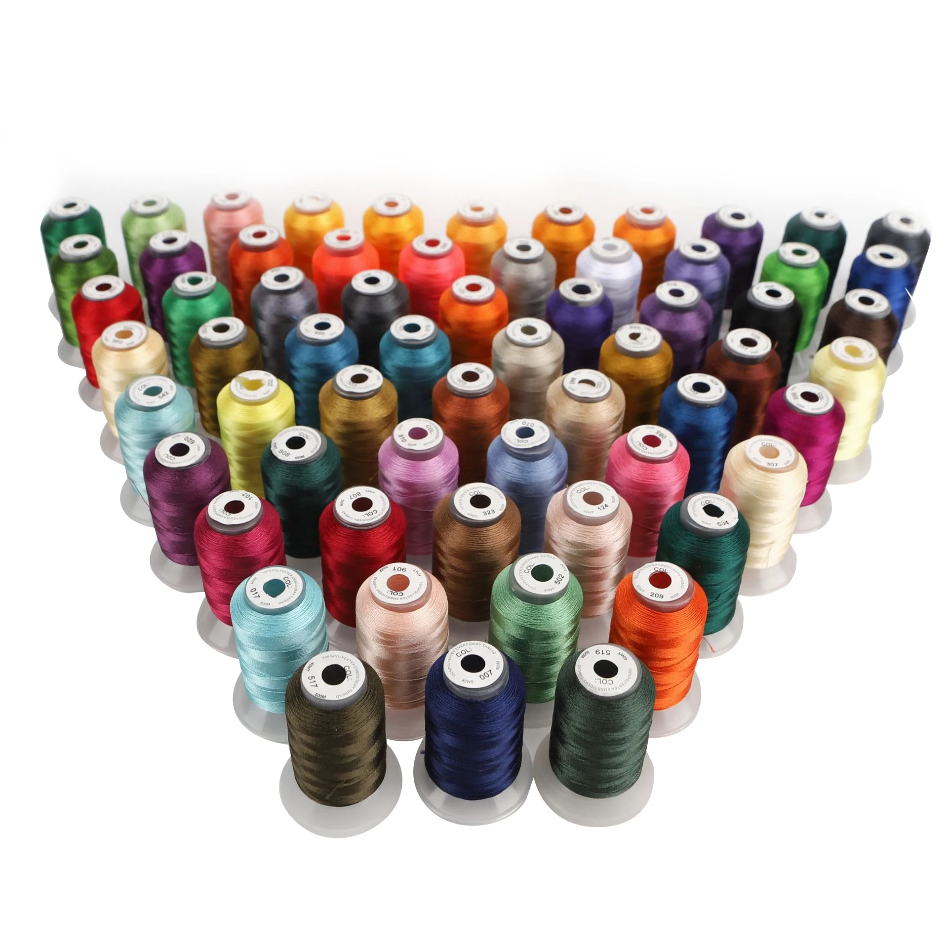 High Level 120D/2 5000m Color Fastness Polyester Embroidery Machine Thread
