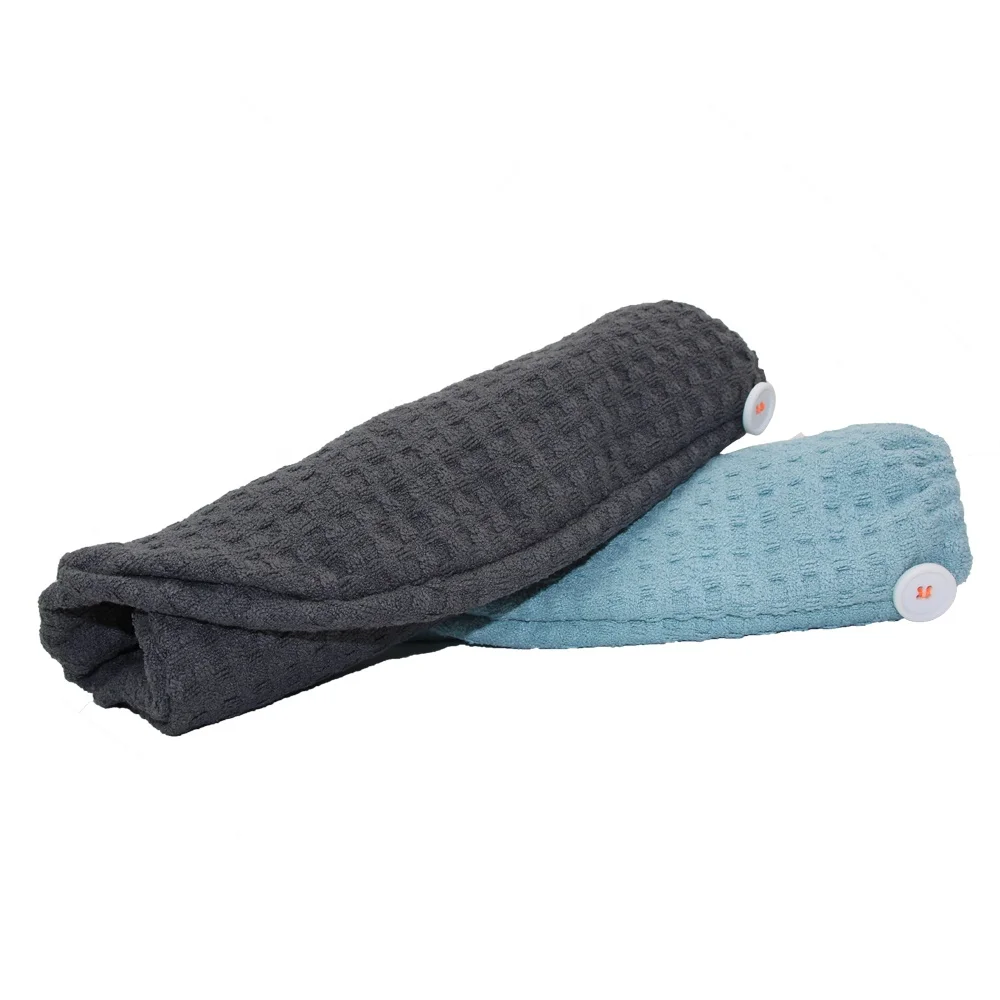 Microfiber Hair Towel Turban For Women Soft Salon Dryer Hair Scrunchies Hair Towel Wrap Waffle Shampoo Head Towel