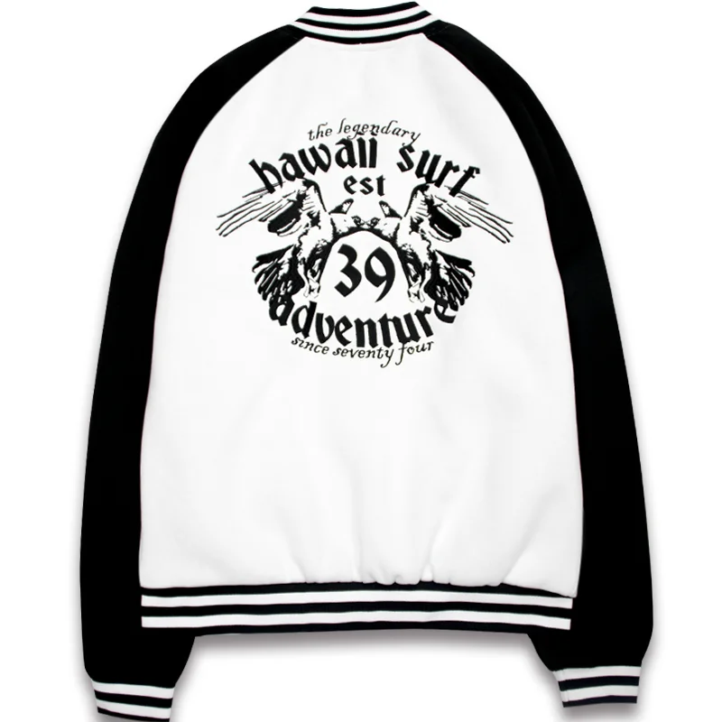 Varsity Bomber Jacket bj02 Back
