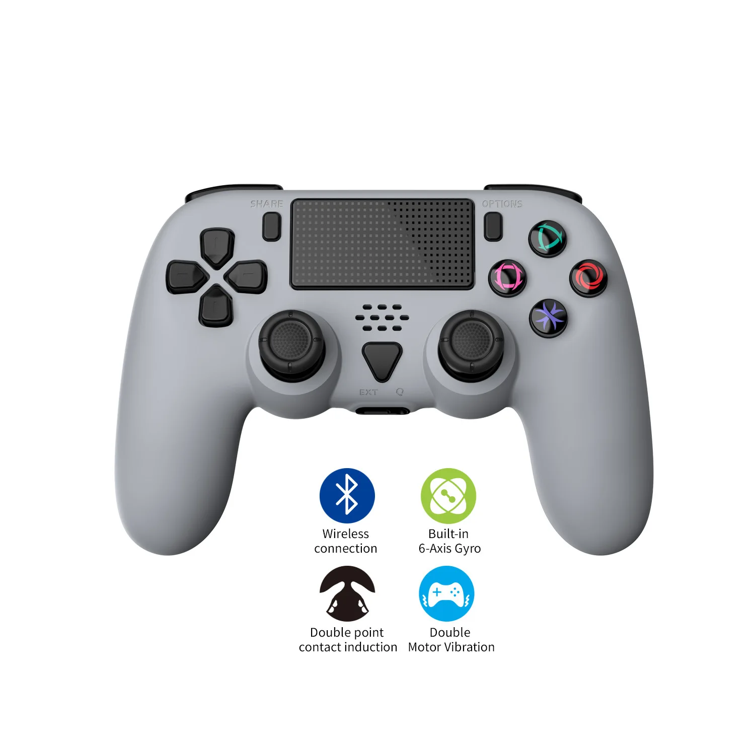 Wireless BT game controller joystick gaming gamepad for PS5pro/PS5slim/PS5 consoles PC with macro programming