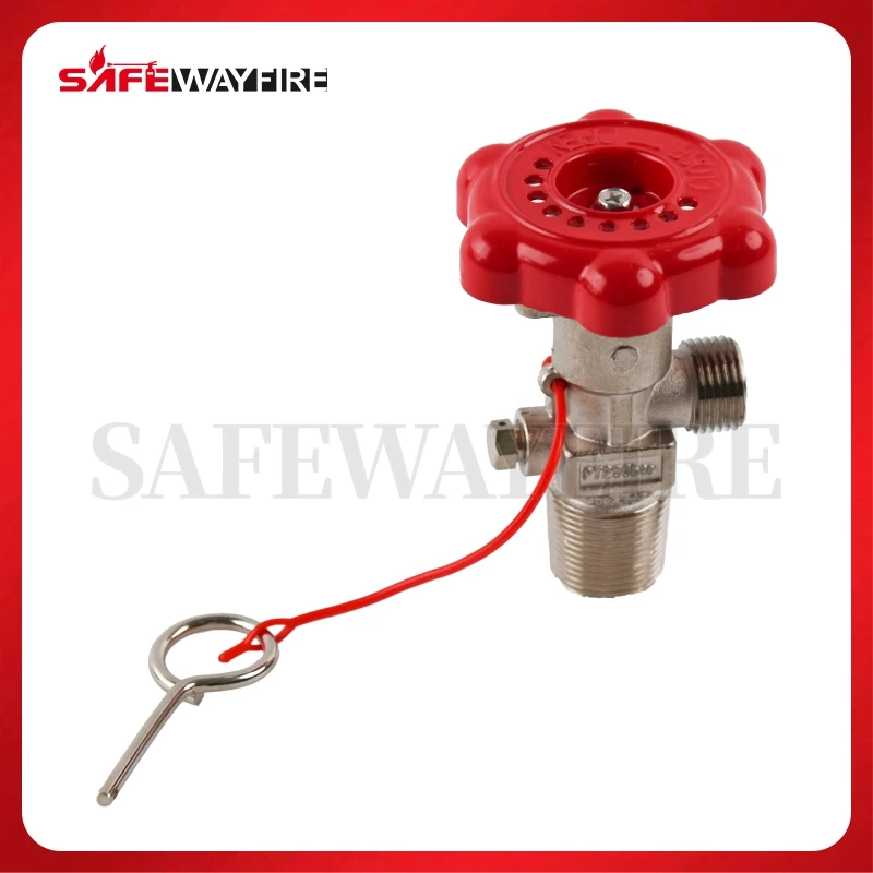 Low Price Factory Selling trolley CO2 fire extinguisher valve CE certified