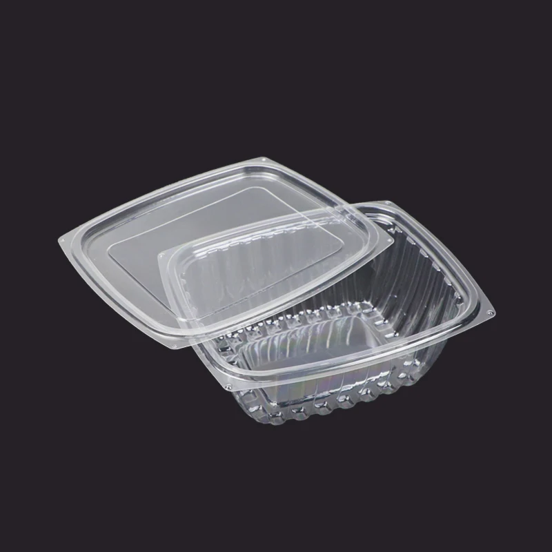 Disposable Packaging Fruit Strawberry Tomato Punnet Plastic Salad Container Box