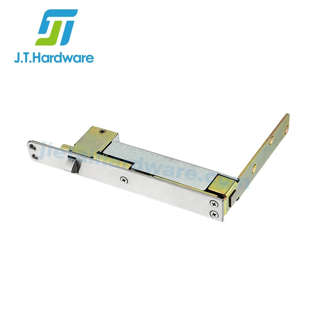 Fire Rated Wood Doors Constant Latching Stainless Steel 304 Automatic Shoot Flush Bolt